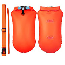 Swimming diving Buoy Safety Float Air Dry Bag Tow Float Swim Inflatable Flotation Bag.